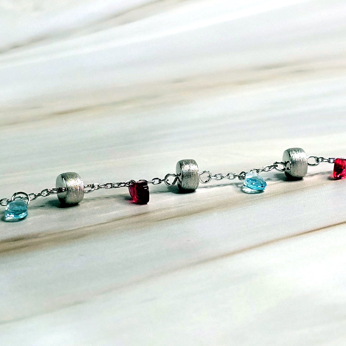 Crystal Bracelet in Rhodium Finish — Luminae