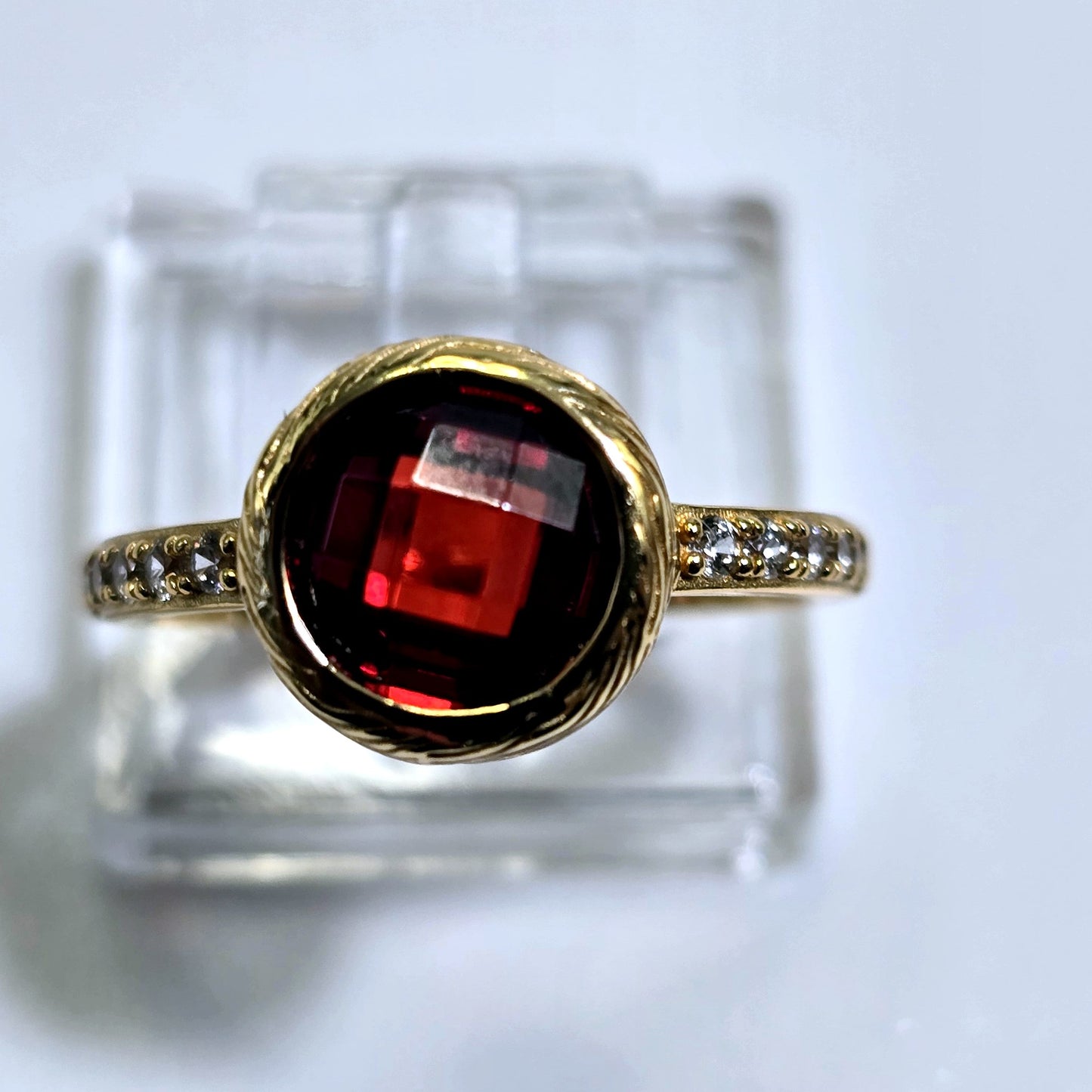 Spinel Crystal Ring — Luminae in 925 Silver