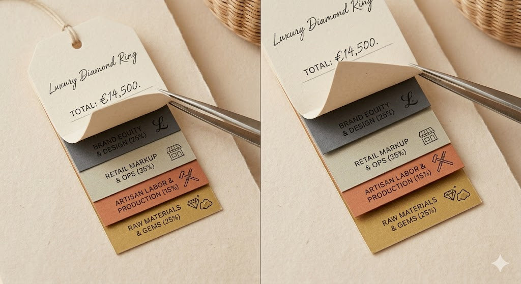 How to Read a Jewelry Price Tag (And What's Usually Missing)