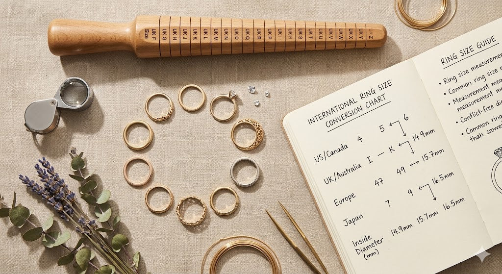 International Ring Size Guide: EU, US, UK & Asian Sizes Compared