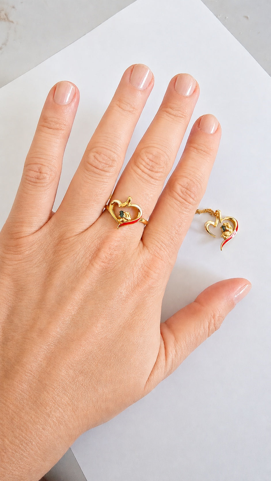 The Coquí Heart Ring - Entre Mundos