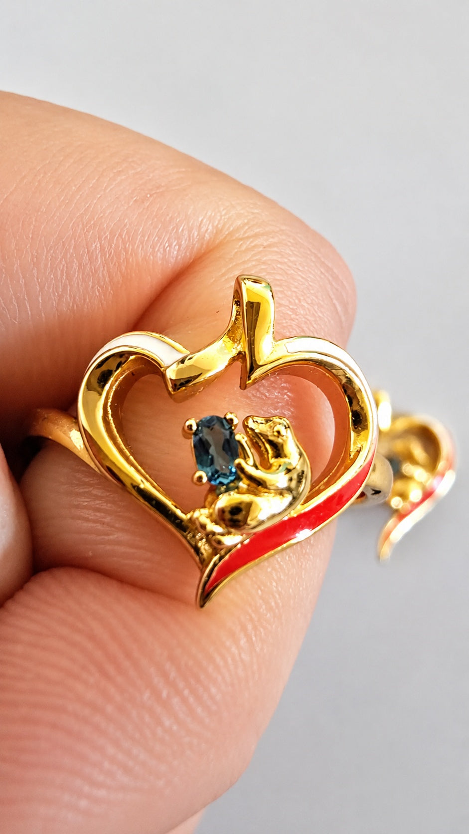 The Coquí Heart Ring - Entre Mundos