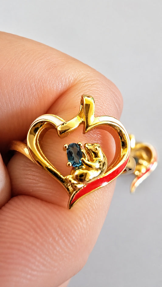 The Coquí Heart Ring - Entre Mundos