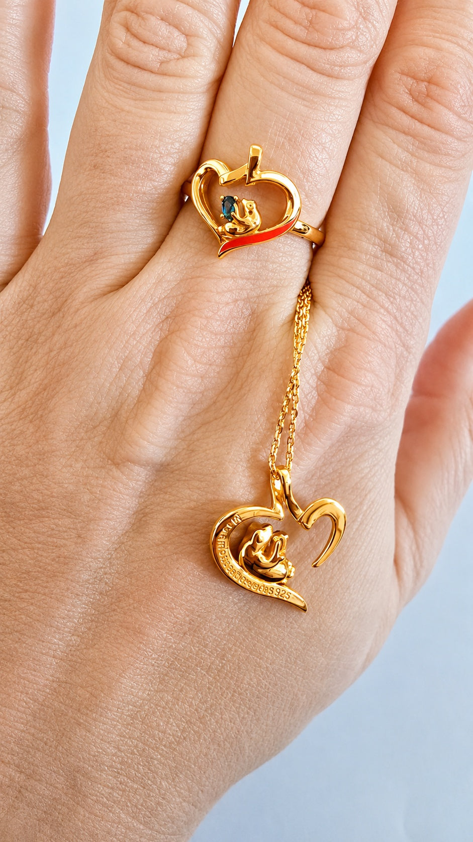The Coquí Heart Ring - Entre Mundos