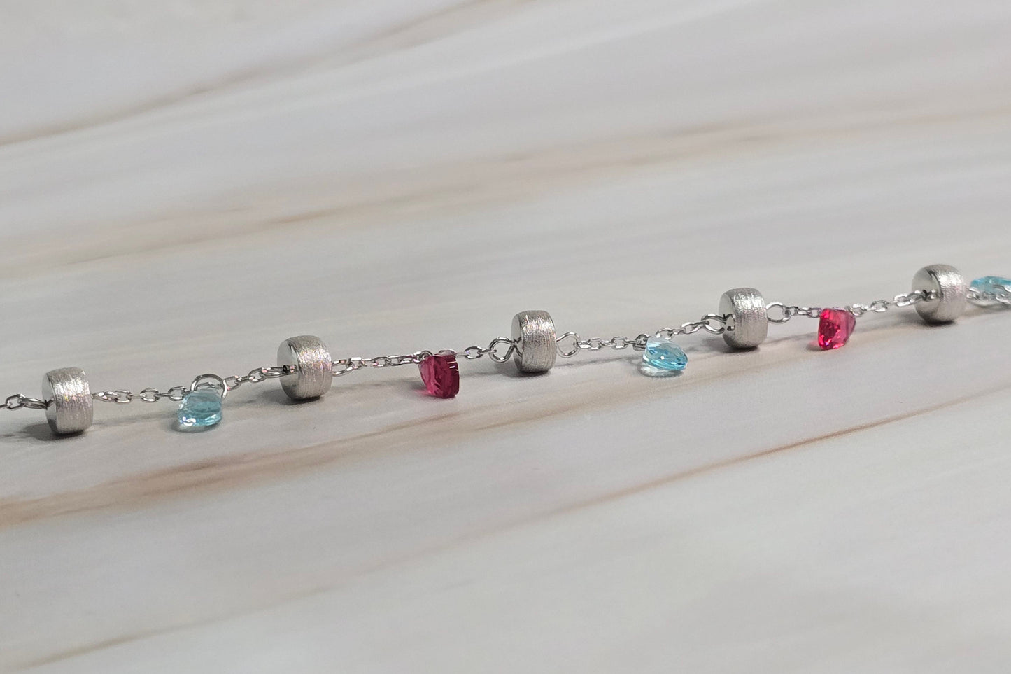 Crystal Bracelet in Rhodium Finish — Luminae